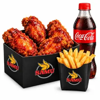 Combo #1: alitas, papas y gaseosa
