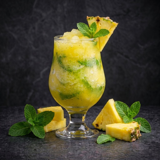 Jugo de Piña Hierbabuena